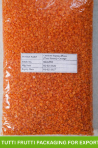 Orange Color 5kg Pouch Export Packaging