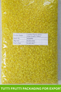 Yellow Color 5kg Pouch Export Packaging