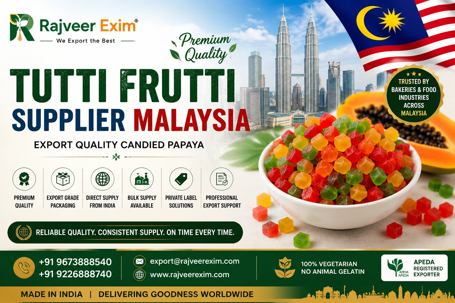 Tutti Frutti Supplier Malaysia Tutti Frutti Supplier Malaysia