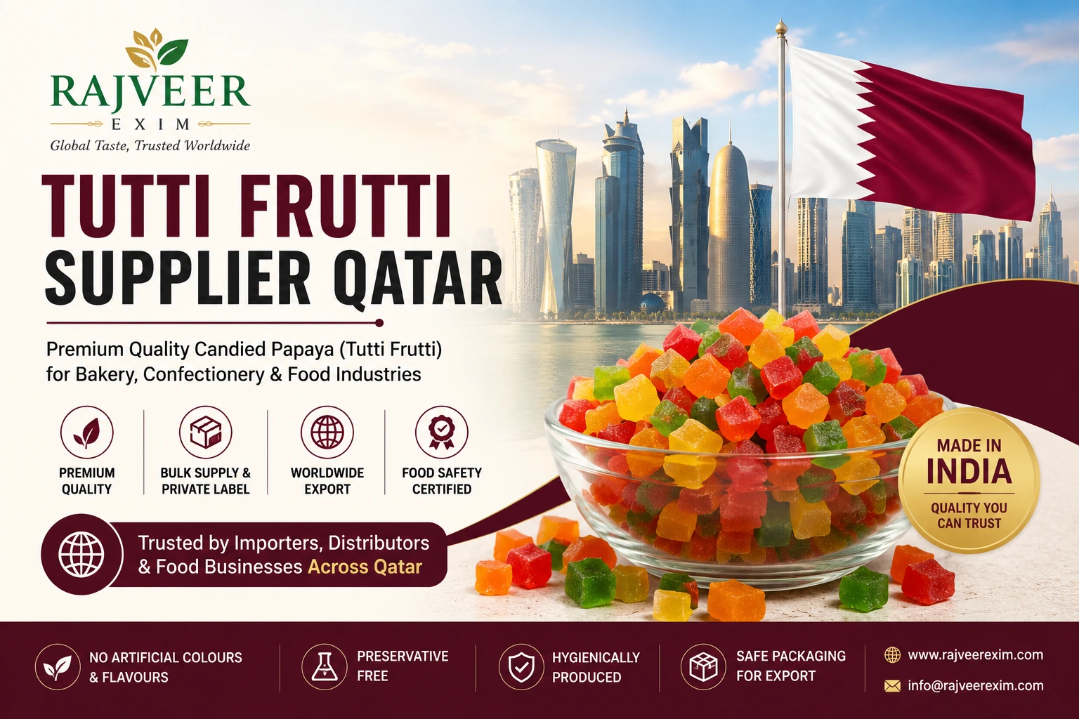 Tutti Frutti Supplier Qatar Tutti Frutti Supplier Qatar