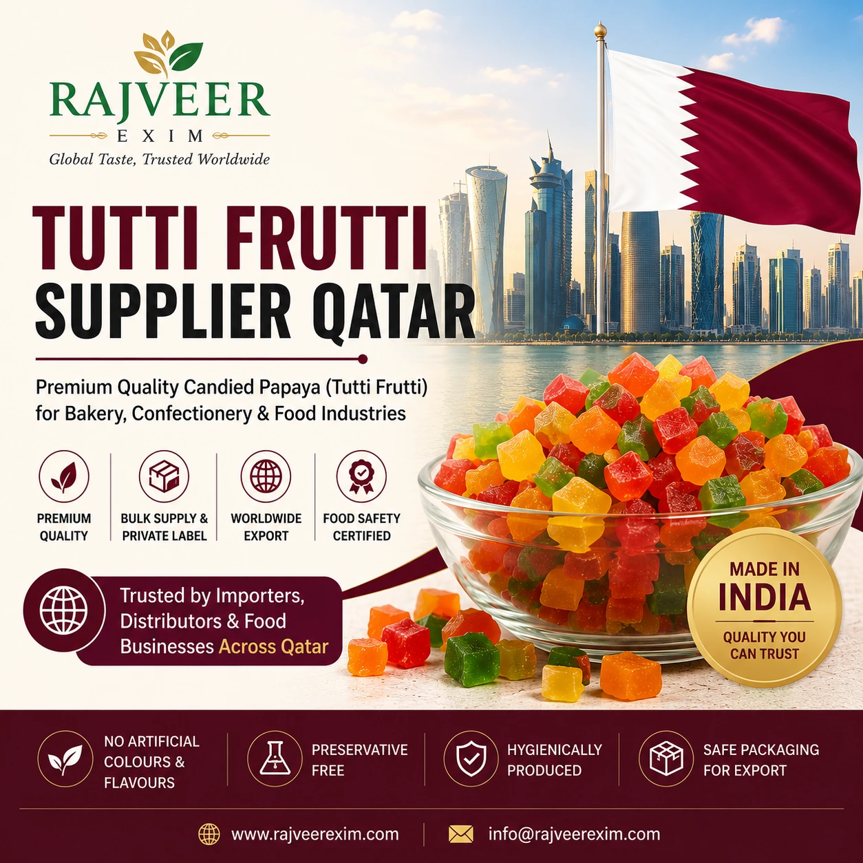 Tutti Frutti Exporter Qatar