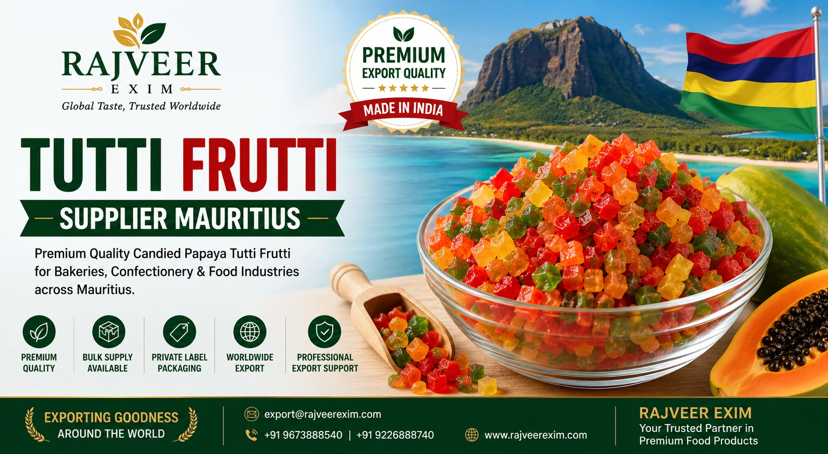 Tutti Frutti Supplier Mauritius Tutti Frutti Supplier Mauritius