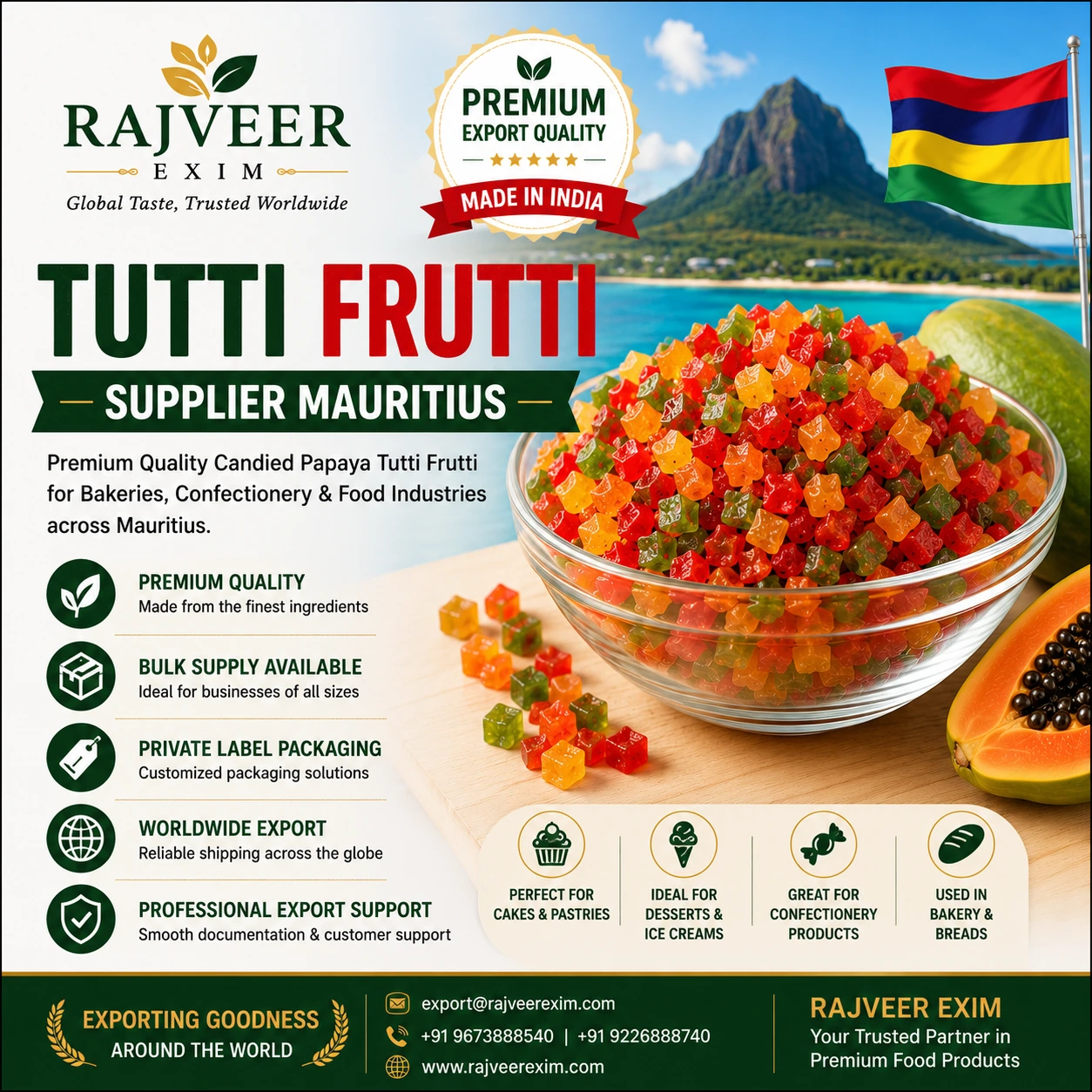 Tutti Frutti Exporter Mauritius