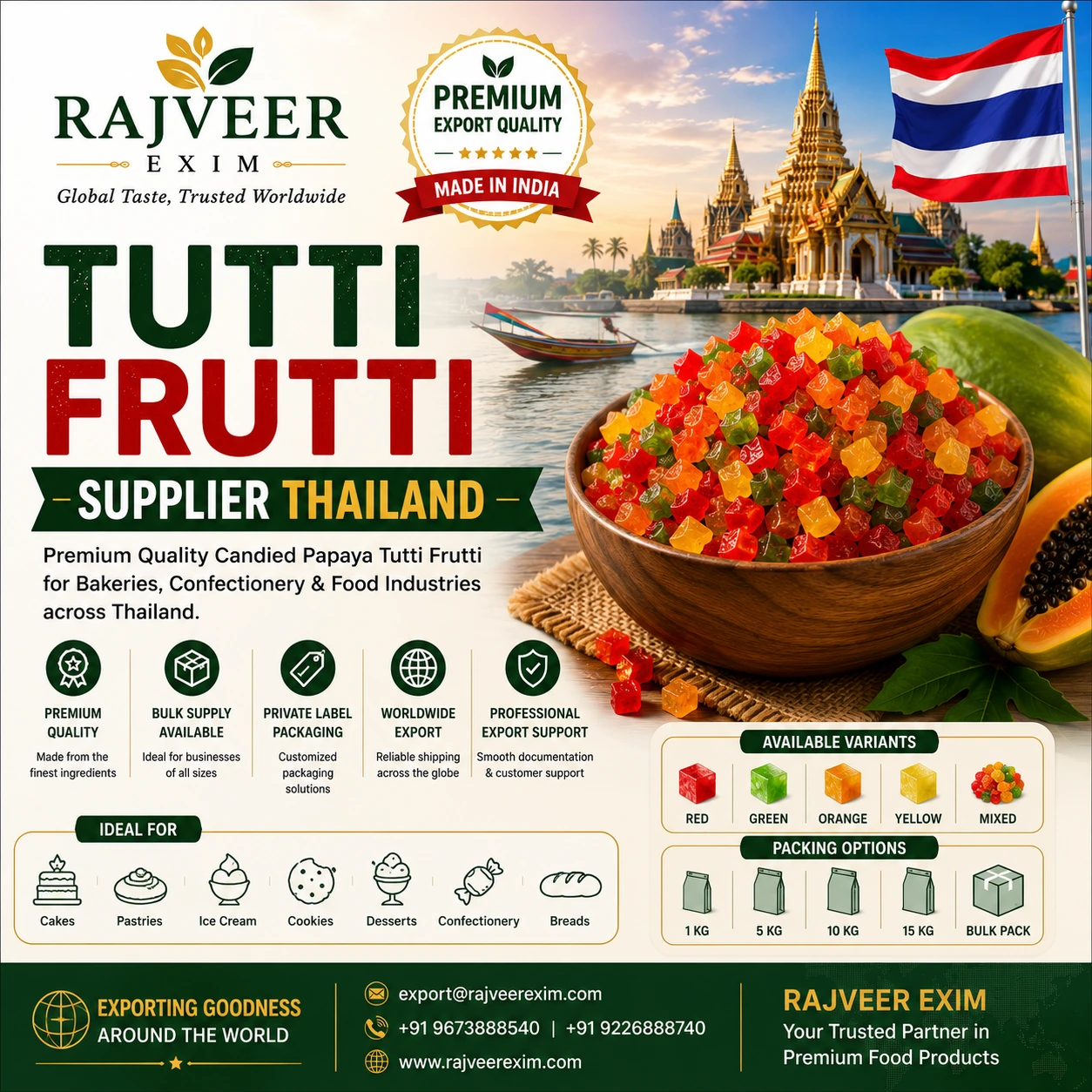 Tutti Frutti Exporter Thailand