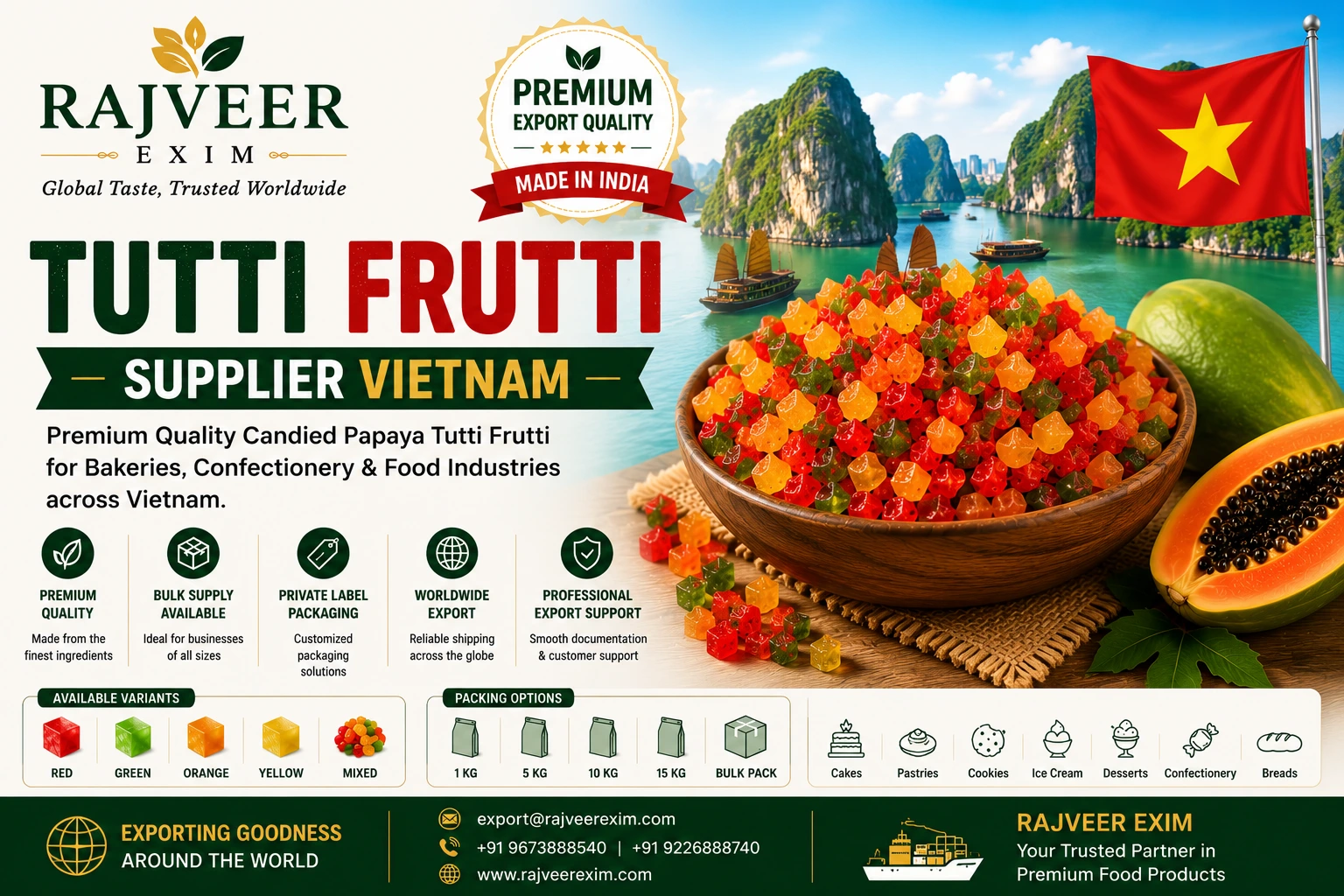 Tutti Frutti Supplier Vietnam Tutti Frutti Supplier Vietnam