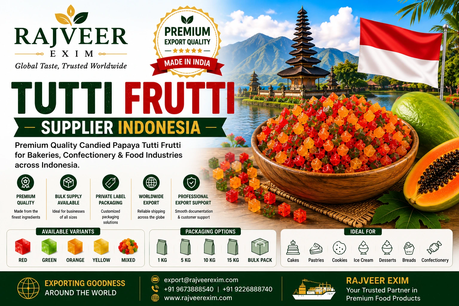Tutti Frutti Supplier Indonesia Tutti Frutti Supplier Indonesia