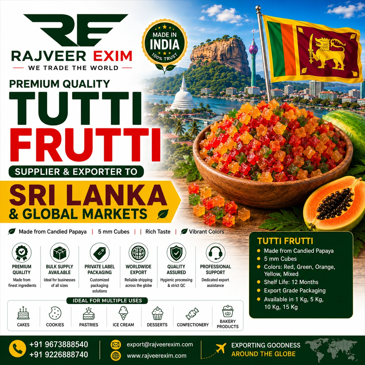 Tutti Frutti Exporter Sri Lanka