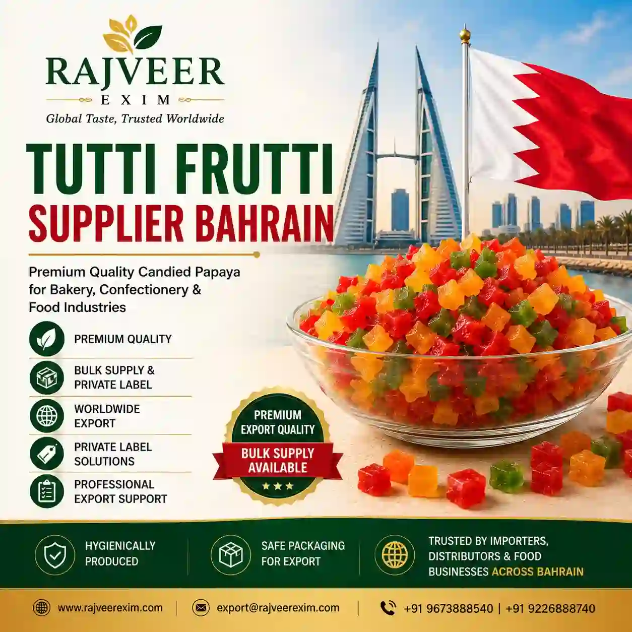 tutti frutti exporter bahrain